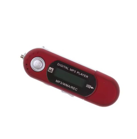 4GB USB MP4 MP3 Música Vídeo Leitor Digital Gravação com Rádio FM eBook Vermelho